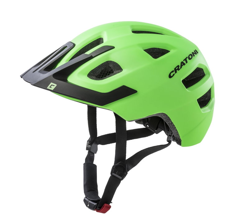 Cratoni Kinder-Fahrradhelm Maxster PRO #22 matt neongrün